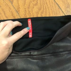 NWOT SPANX purple skinny leggings, size small